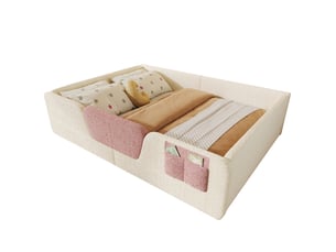 Lit 2 places 140x190 cm MAISENTIEL coloris beige