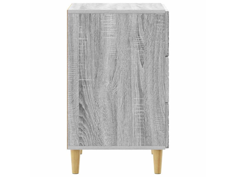  Table de chevet - cabinet de chevet - table de nuit sonoma gris 43 x 39,5 x 66,5 cm  - Conforama D