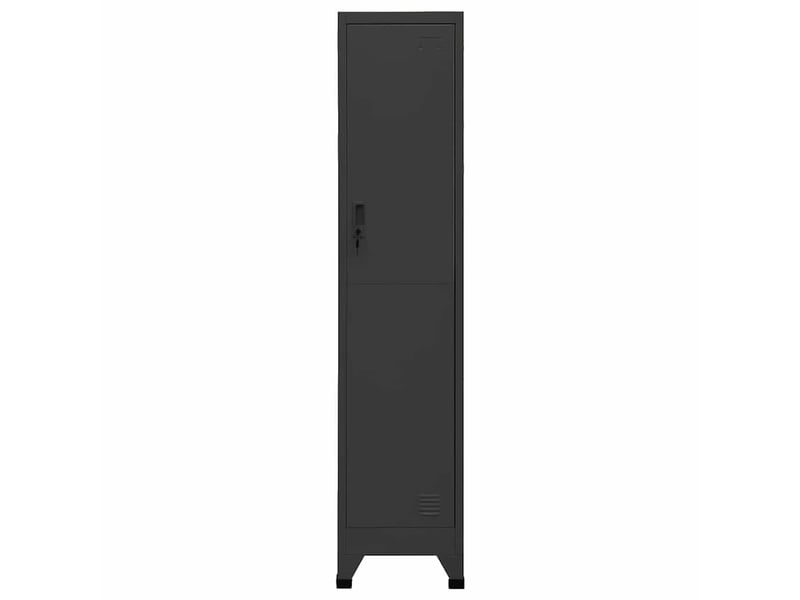  Armoire à casier, rangement de bureau anthracite 38x45x180 cm acier shl6082  - Conforama C