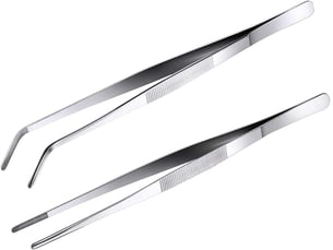 20cm pince cuisine 2pc professionnel pince du chef pincette culinaire de precision pour viande barbecue décoration