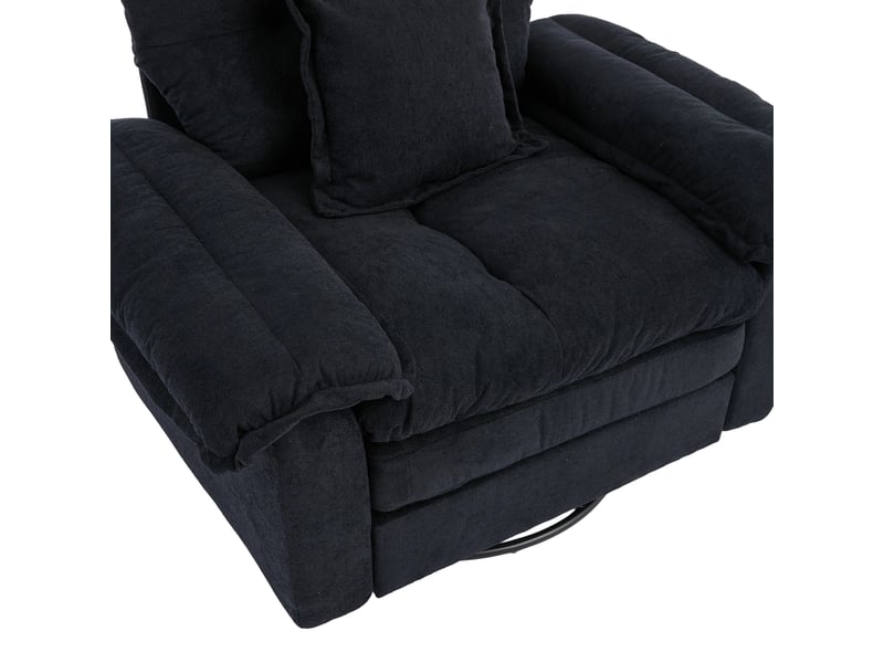 Fauteuil pivotant géant chenille avec coussin – parfait salon, chambre et coin lecture enfant - Conforama D