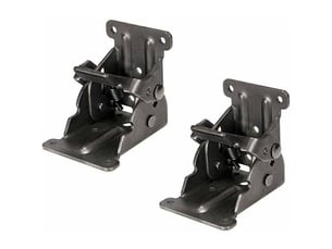 Lot de 2 supports pliants avec charnières autobloquantes pour meubles pliants, idéal pour tables, lits et meubles avec mécanismes pliants