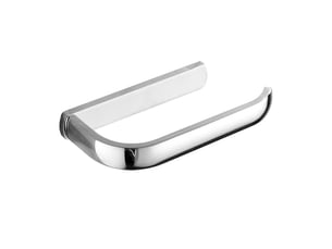 Porte-papier de toilette moderne porte-papier de salle de bain mural, laiton, fini chrome