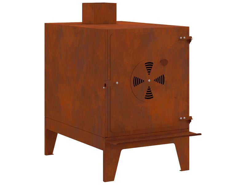  Réchaud de camping 35x50x60 cm acier corten  - Conforama A