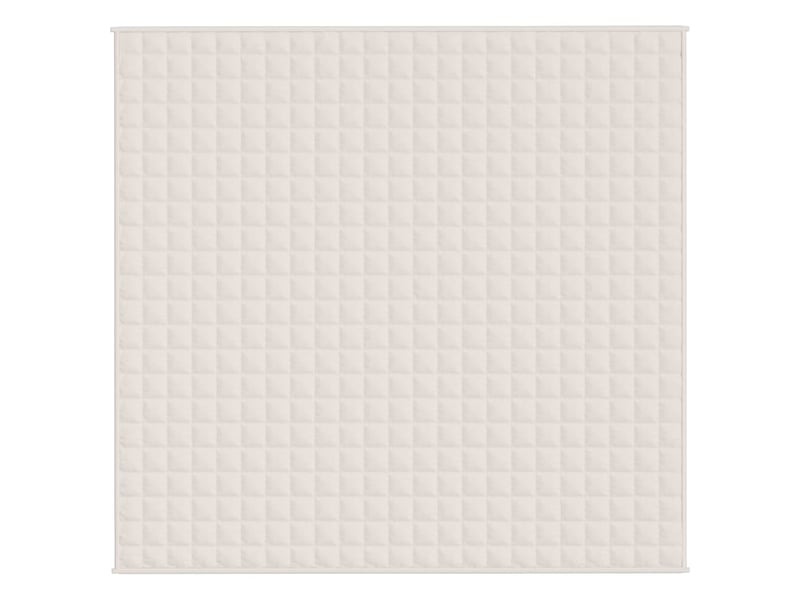  Couverture lestée adulte crème clair 220x230 cm 15 kg tissu shl98264  - Conforama C