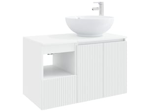 Ensemble de mobilier de salle de bain 2 pc blanc cf63993