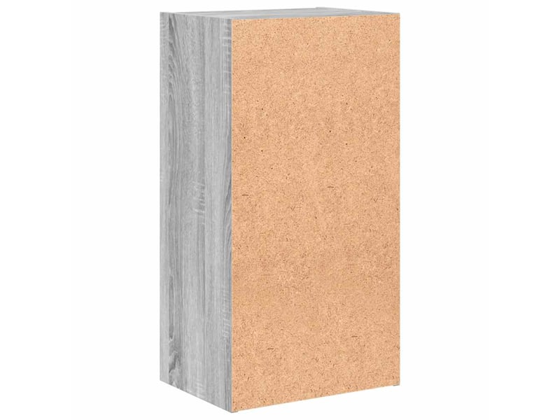 Bibliothèque, meuble de rangement salon sonoma gris 40x30x77 cm bois d'ingénierie  - Conforama E
