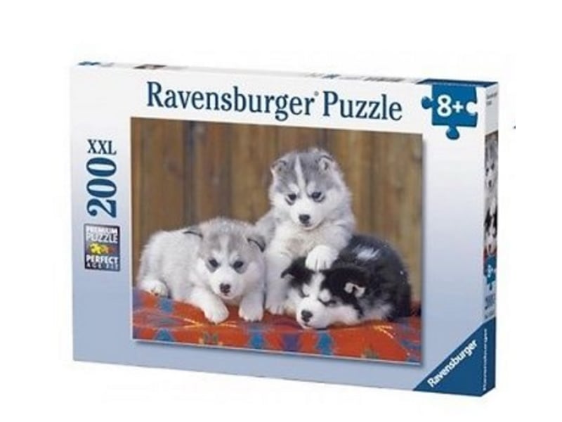  Puzzle xxl 200p mignons huskies 12823 - Conforama B