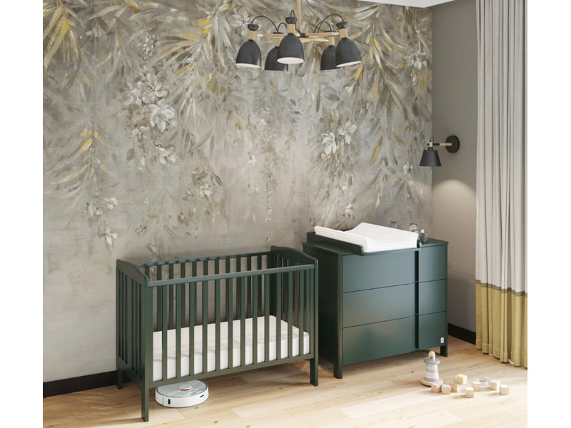 Yappyqu - lit bébé 120x60 cm - vert 4754010388271 - Conforama E