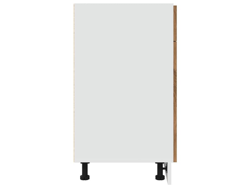 Armoire de cuisine, armoire à tiroirs chêne artisanal 80x46x81,5cm bois d'ingénierie - Conforama E