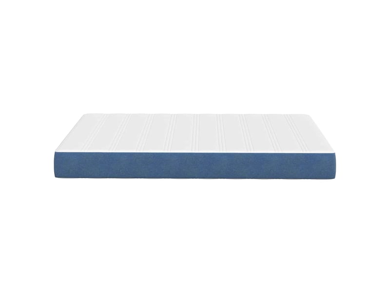  Lit double- lit adulte -  matelas de lit avec matelas bleu 120 x 200 cm tissu  - Conforama D