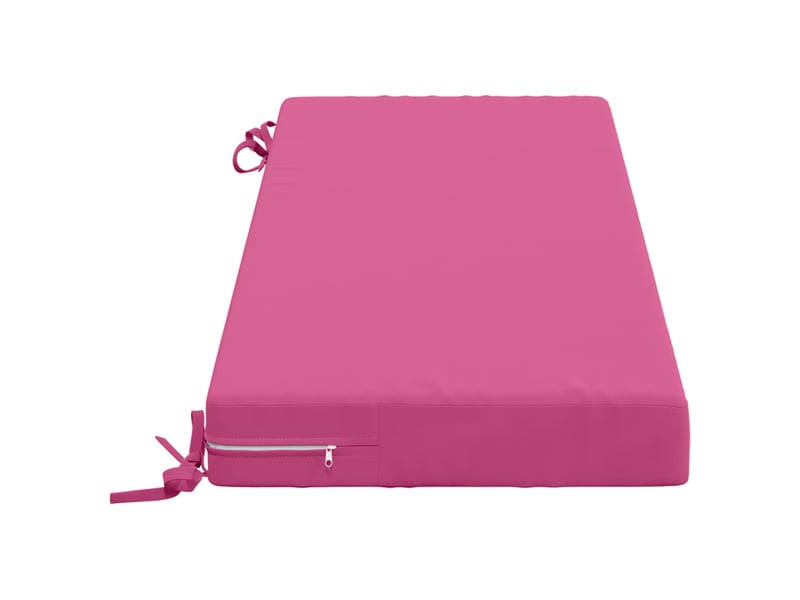 Coussin de banc, coussin d'assise, coussin de canapé soest 100 % polyester rose 110 x 40 x 8 cm cf53454 - Conforama D