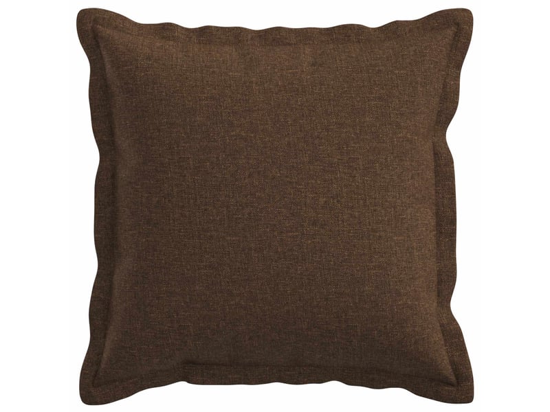  Lot de 6 housses de coussin houten marron 45 x 45 cm cf49993  - Conforama A