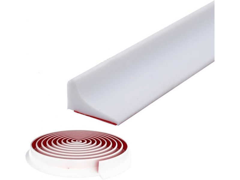  Shower threshold water dam,self adhesive silicone waterproof barrier bathroom and kitchen shower water stopper guard for dry and wet  - Conforama A