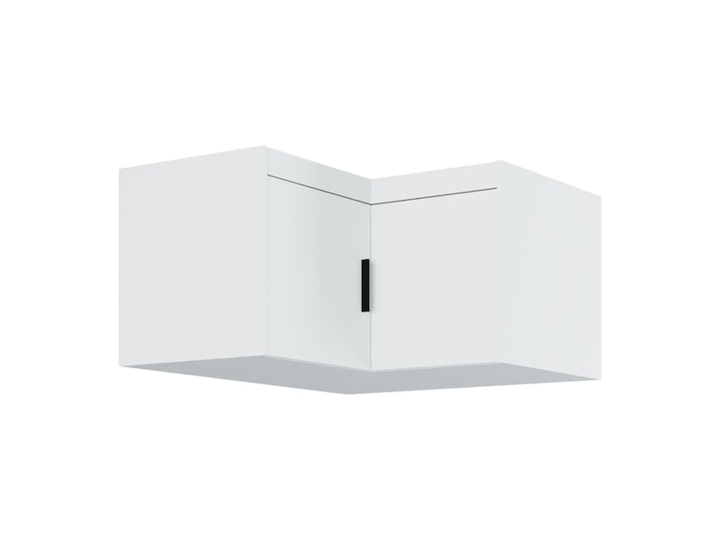  Surmeuble d’angle storicos blanc 98x55x98 cm Storicos - Conforama A