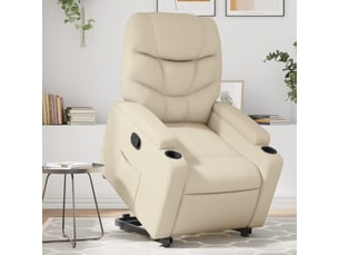 Fauteuil fixe  <strong></strong> Tissu beige