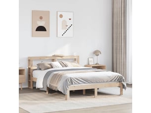 Lit adulte, lit double, cadre de lit avec tête de lit sans matelas 160x200cm cf4125