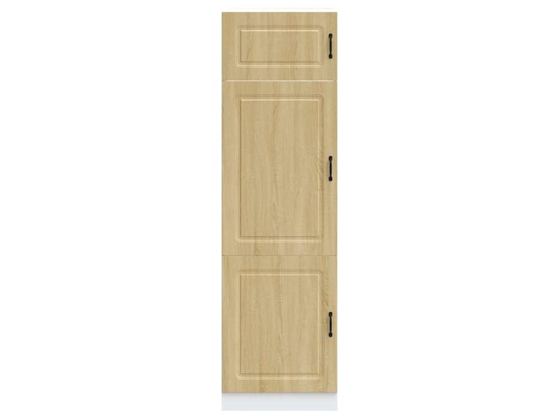 Meuble de rangement, armoire de cuisine kalmar chêne sonoma bois d'ingénierie shl9894  - Conforama C