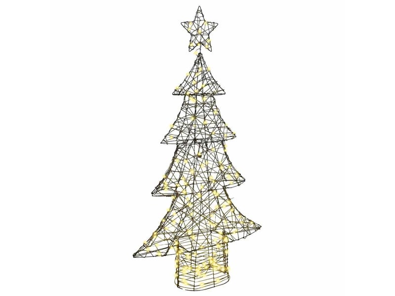  Sapin de noël - arbre de noël 160 led blanc chaud 150 cm rotin  - Conforama A