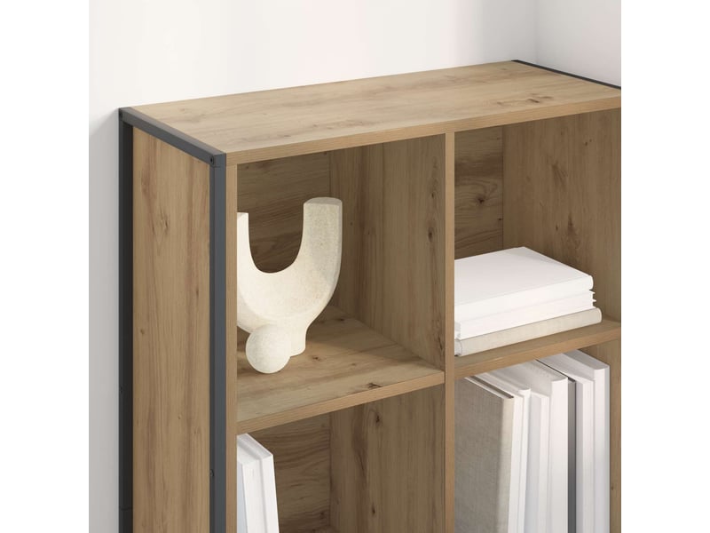  Bibliothèque, armoire à livres 99,5 x 30 x 108,5 cm bois d'ingénierie  - Conforama D