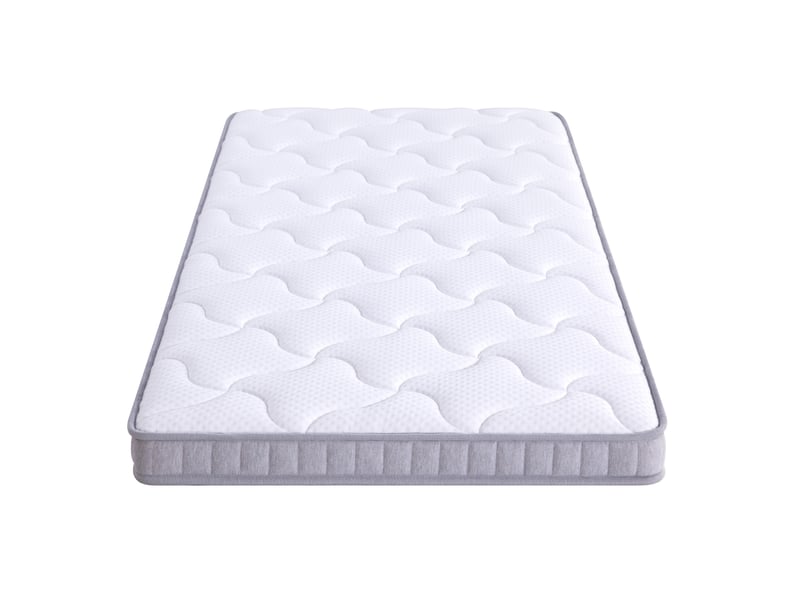  Matelas 140x190x10 cm à ressorts ensachés 7 zones, mousse à mémoire, ferme h3, oeko-tex, pour canapé-lit  - Conforama A