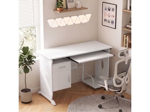 Meuble informatique    coloris blanc