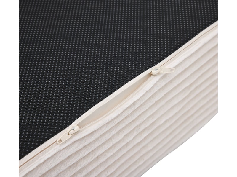  Fauteuil-lit convertible en velours côtelé, 2-en-1 sans outil, pliable, gain de place, coussin inclus  - Conforama E