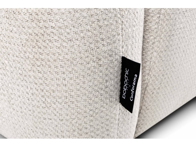 Canapé d'angle beige fixe 4 places - Conforama T