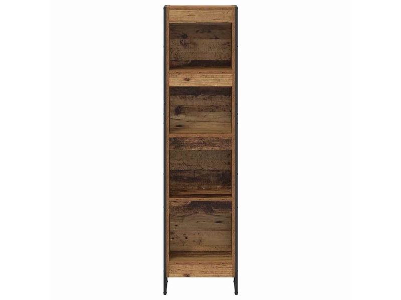  Bibliothèque, armoire à livres 40 x 30 x 155 cm bois d'ingénierie bois ancien  - Conforama E