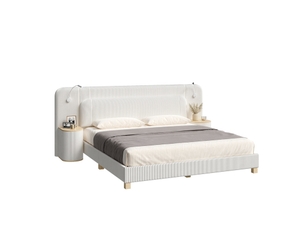 Lit 2 places 140x200 cm MODERNLUXE   coloris beige