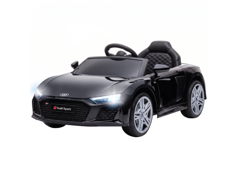  Voiture électrique pour enfants audi r8 12v avec télécommande noire  - Conforama B