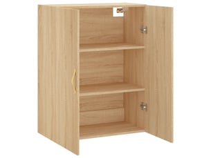 Armoire murale design polyvalente rangement suspendu 69,5 x 34 x 90 cm en bois d'ingénierie chêne sonoma 02_0048572