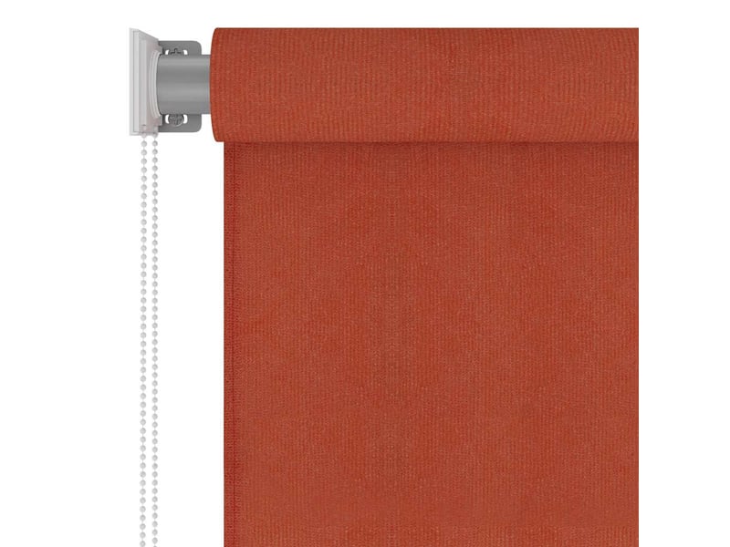  Store enrouleur, store roulant d'extérieur 225 (l) x 140 (h) cm couleur terre cuite hdpe cf47383  - Conforama D