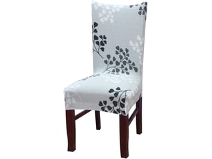 Housses de chaises modernes élastiques, amovibles et lavables pour restaurants - motifs bouquets de mariage décoratifs, housses de chaises pour resta, multicolore