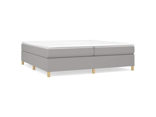 Lit 2 places 200x200 cm    coloris gris