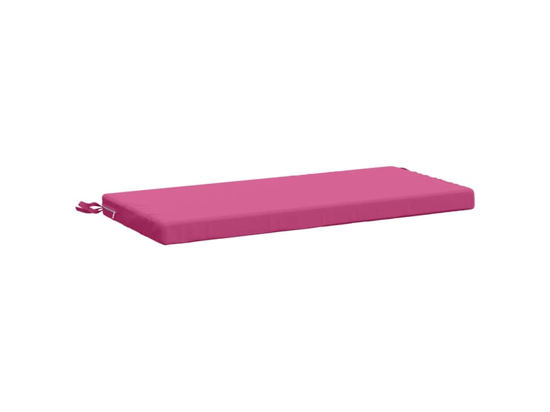 Lot de 2 coussins de banc, coussins d'assise soest 100 % polyester rose cf57349 - Conforama D