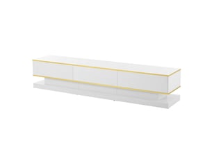 Meuble tv coloris blanc 200 cm <strong>PANGIVO</strong>  <strong></strong>