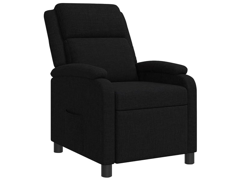  Vidaxl fauteuil inclinable noir tissu  - Conforama A