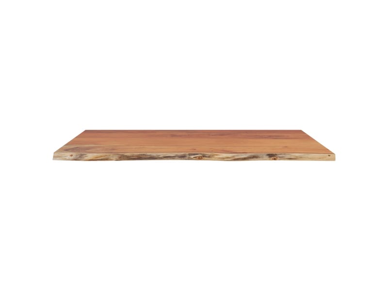  Comptoir de salle de bain, plan de travail 110x60x2,5 cm rectangulaire acacia cf65720  - Conforama D