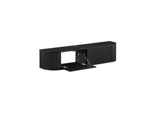 Meuble tv coloris noir 140 cm MEULVA  