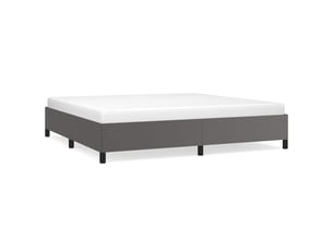 Lit 2 places 200x200 cm    coloris gris