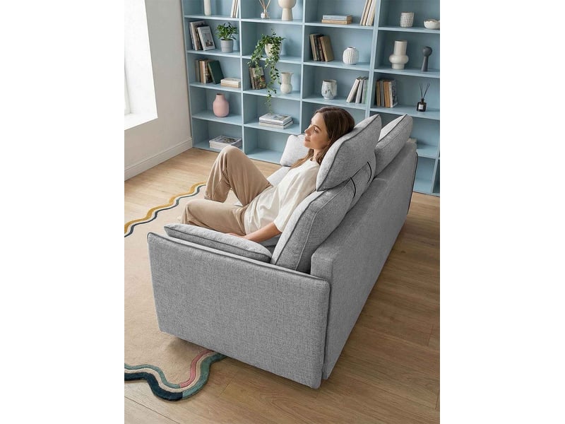  Sam, canapé 3 places convertible, gris clair Sam - Conforama R