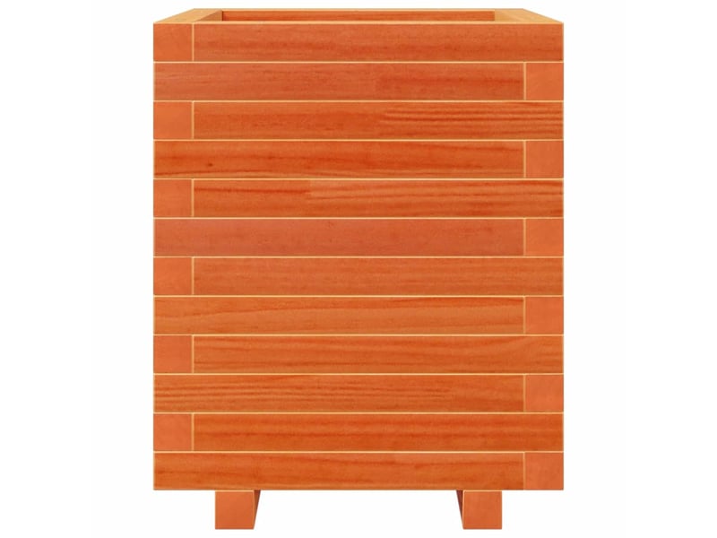  Jardinière - bac à fleurs  marron 40x40x49,5 cm bois de pin massif  - Conforama E