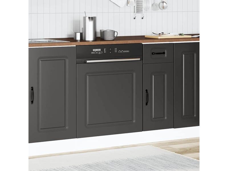  Panneau de lave-vaisselle kalmar noir 60x1,5x57cm  - Conforama C