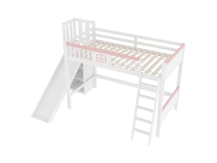 Lit simple 90x200 cm    coloris blanc