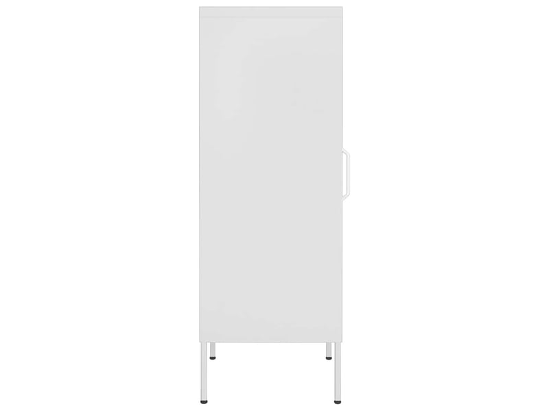  Armoire de rangement, rangement bureau blanc 42,5x35x101,5 cm acier shl4242  - Conforama D