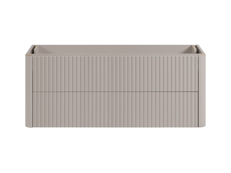 Meuble sous vasque suspendu linea 120 cm cachemire - Conforama E