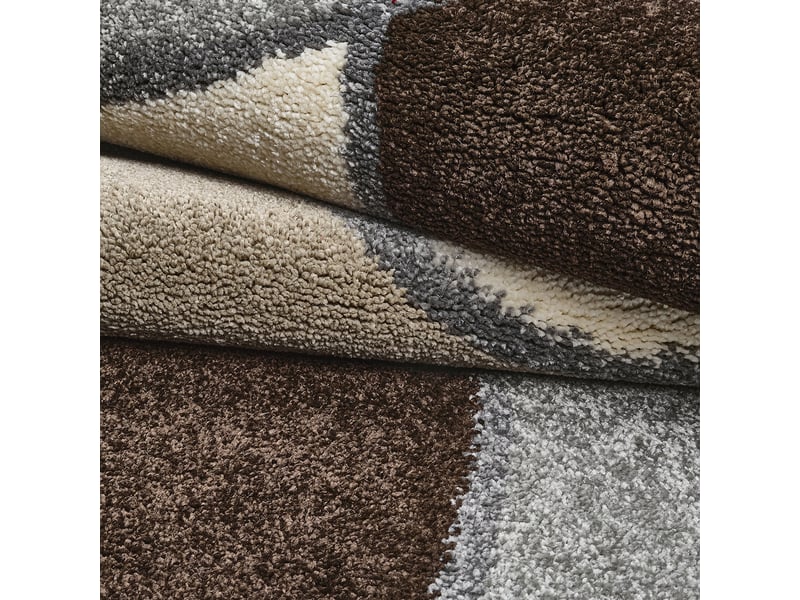 Tapis moderne salon anallergique frisé milano prestige ter007  - Conforama C