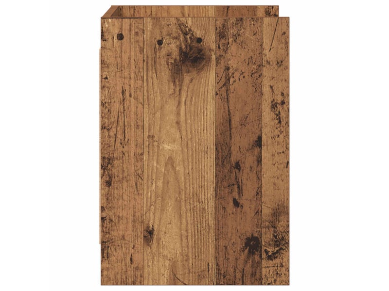  Meuble tv - banc tv - meuble de rangement 60 x 33 x 47 cm bois ancien bois d'ingénierie  - Conforama E