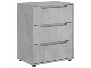 Buffet 3 tiroir(s) - 60 cm coloris gris